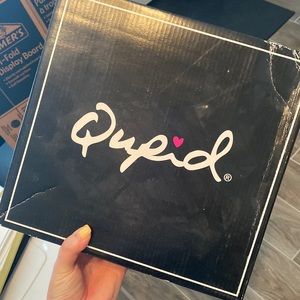 Qupid silver booties